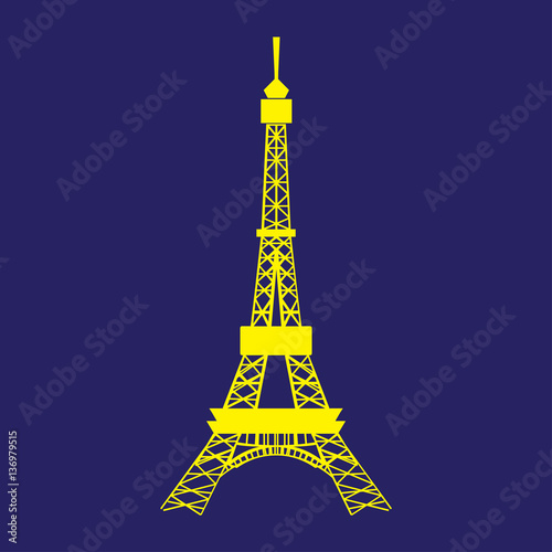 illustration of Eiffel tower
