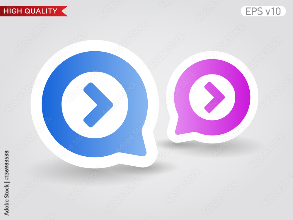 Right arrow icon. Button with right arrow icon. Modern UI vector. Right arrow icon. Button with right arrow icon. Modern UI vector.