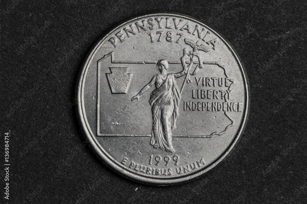Một đồng 25 cent cũng có thể mang đến cho bạn rất nhiều hạnh phúc và may mắn. Pennsylvania Quarter Dollar Coin thiết kế độc đáo sẽ khiến bạn không thể rời mắt khỏi chiếc đồng coin này. Hãy xem hình ảnh để cảm nhận được sự đẳng cấp của giá trị tiền tệ này.