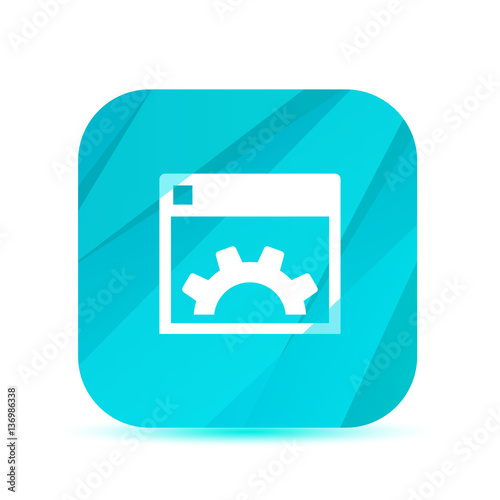 Creative Glass App Icon - Vector

