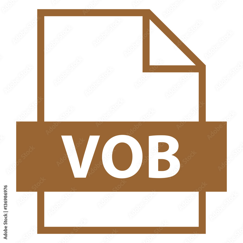 Obraz premium File Name Extension VOB Type