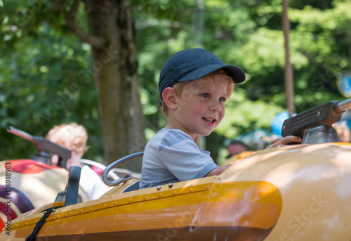 Child on Amusement Ride © J. Novack