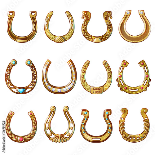 Metal Horse Equipment Set