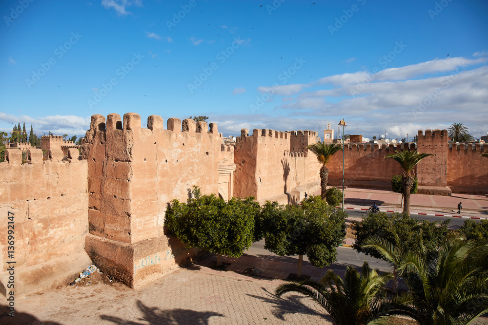 Ancient walls in Taroudant, Morocco