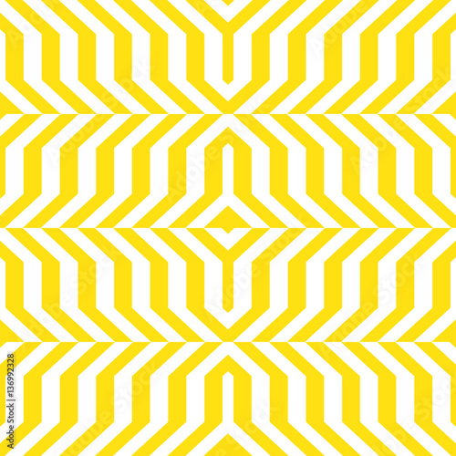 Pattern with stripe, chevron, geometric shapes