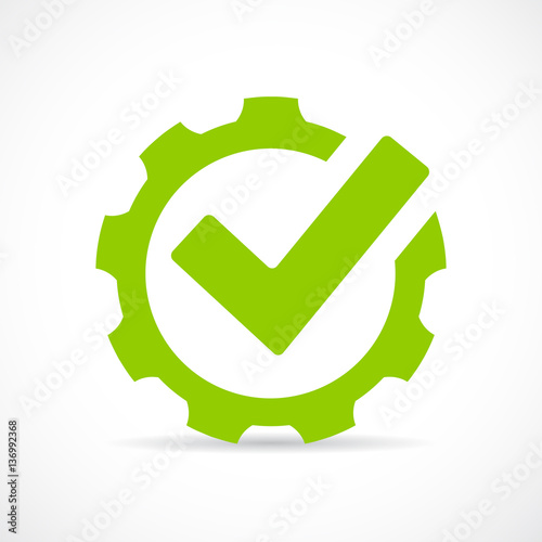 Abstract technical vector icon