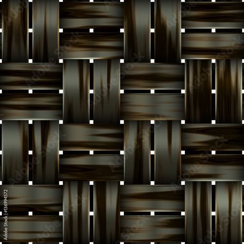 Seamless basket weave pattern   photo