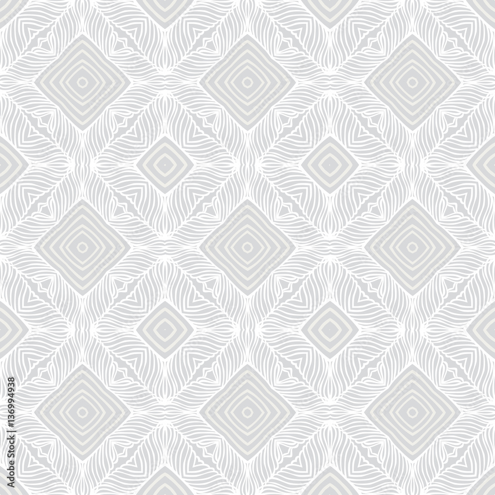 vector hand drawn linear medieval pattern