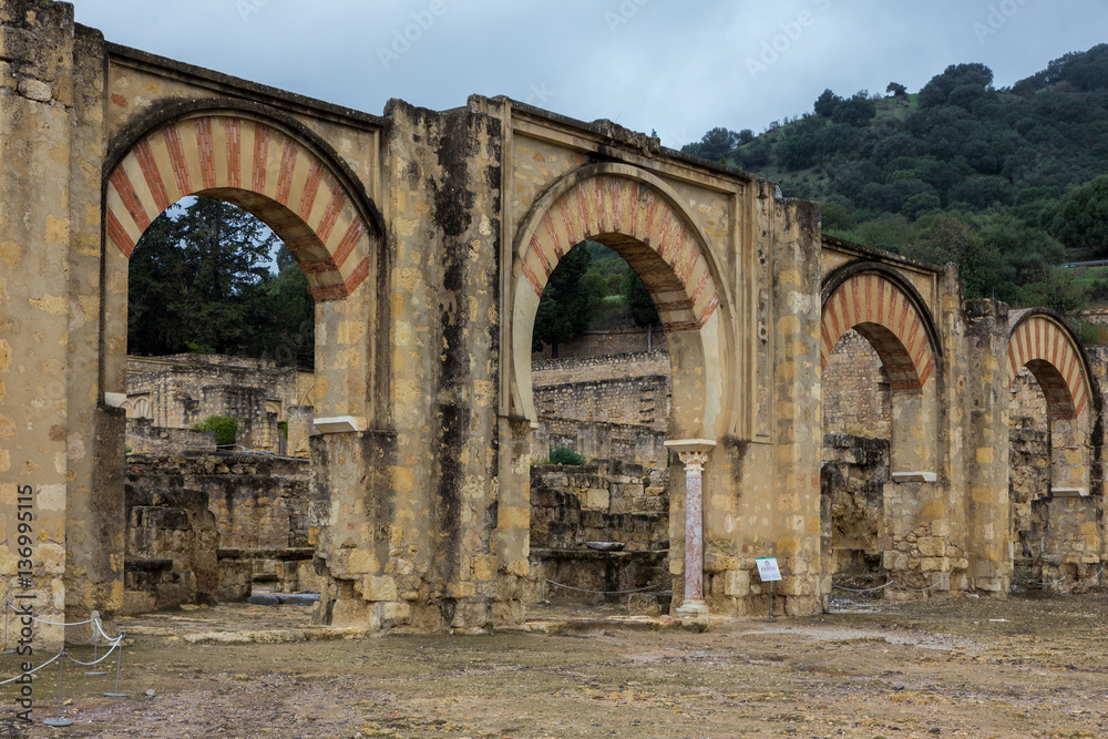 Medina Azahara. Important Muslim ruins of the Middle Ages; located on the outskirts of Cordoba. Spain