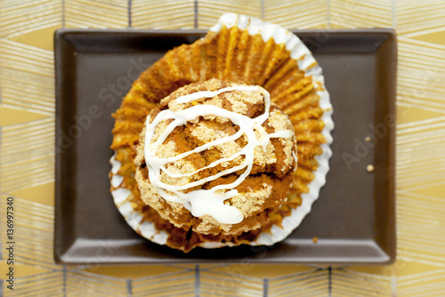 A Vivid Pumpkin Muffin