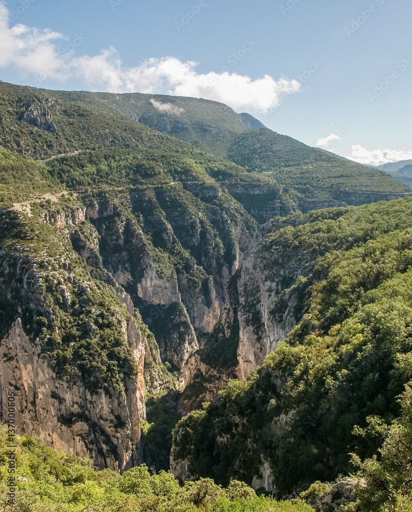 Gorges du Verdon Rive Gauche (left side),  Provence-Alpes-Côte