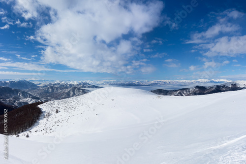 Amazing landscape in Vigla, Florina's ski center, Greece