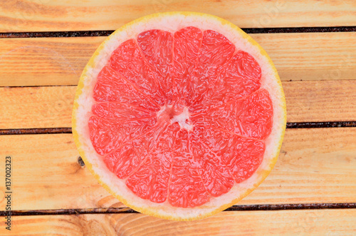 grapefruit on table