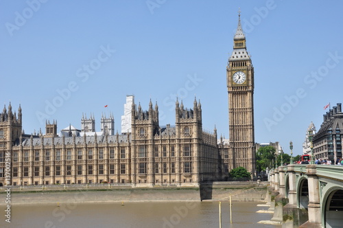 Parlamento de Londres junto al puente