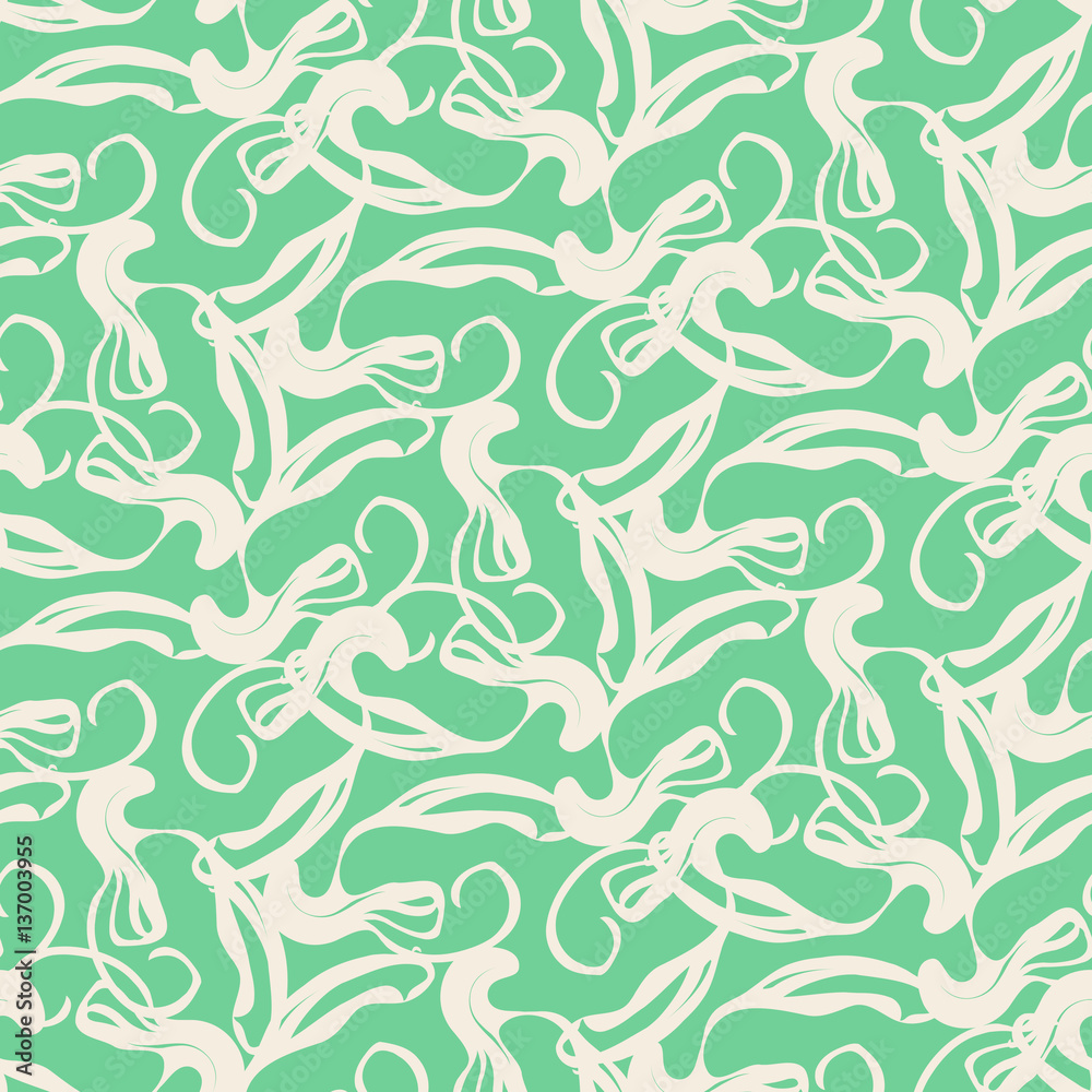 Mint green marble paper, vector pattern