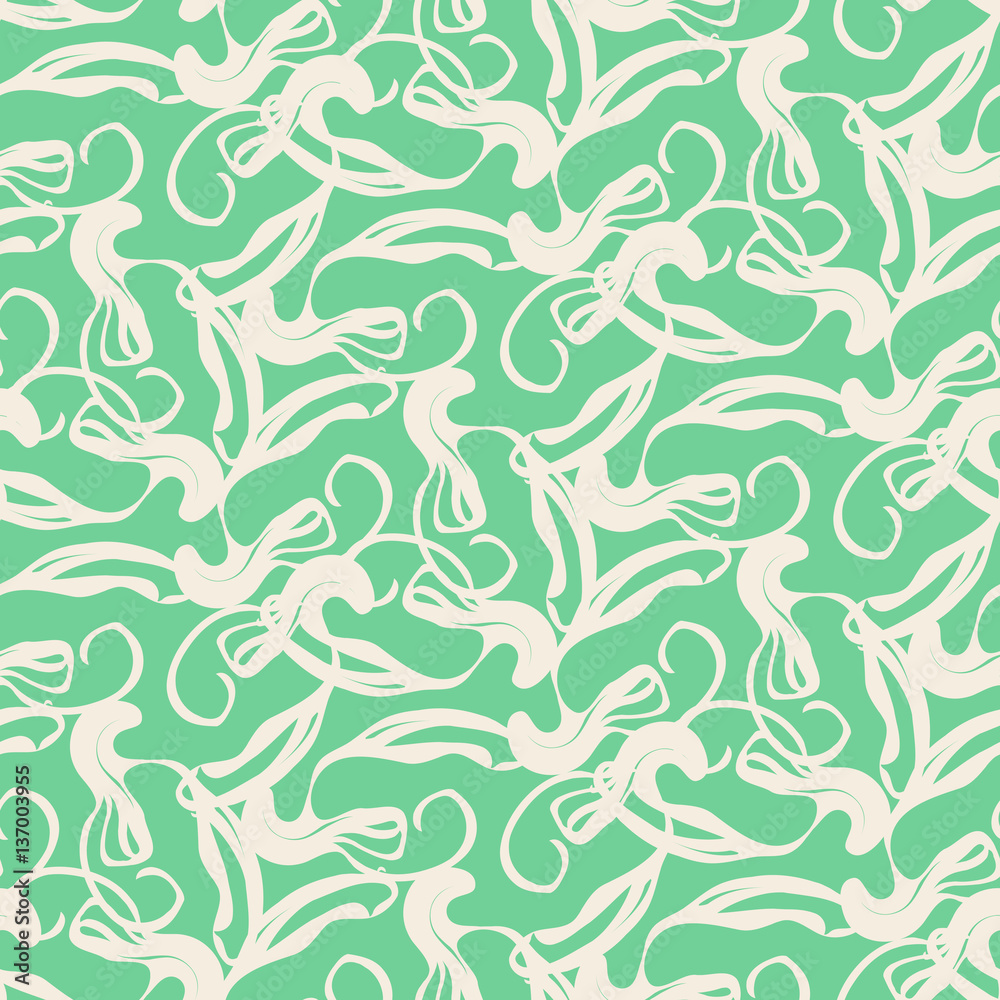 Fototapeta premium Mint green marble paper, vector pattern