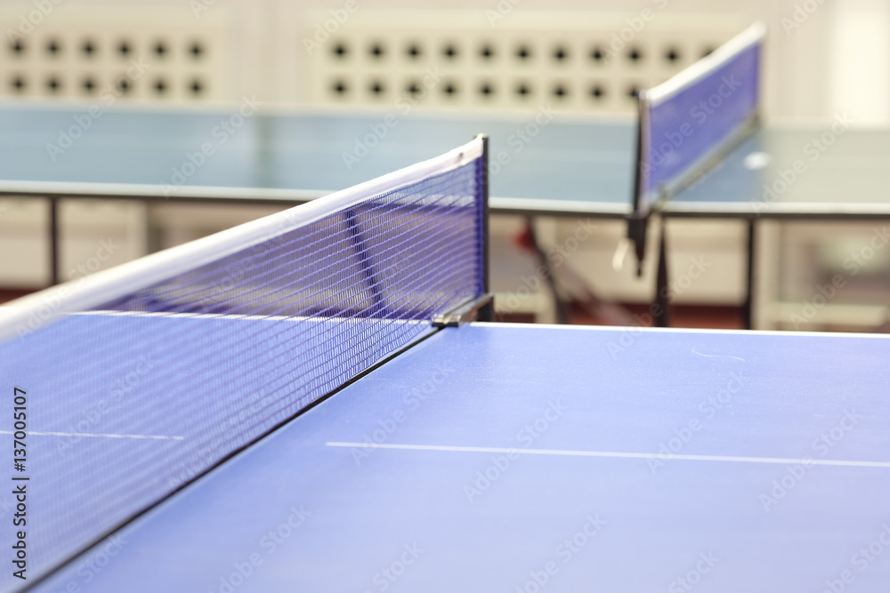 The image of ping-pong table