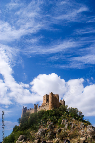 Almourol Castle  Santar  m  Portugal  