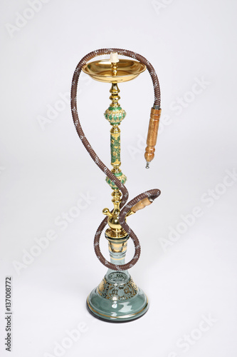 Hookah on a white background.