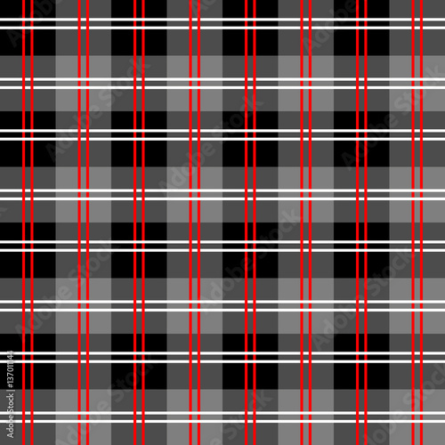 Seamless and colorful tartan pattern with stripes and squares as a background or for clothing purposes - Eps10 vector graphics and illustration