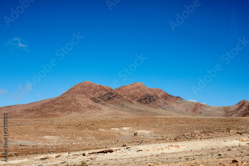 Desert landscape, Atlas Mountains, Morocco