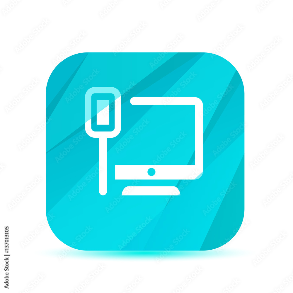 Creative Glass App Icon - Vector Creative Glass App Icon - Vector