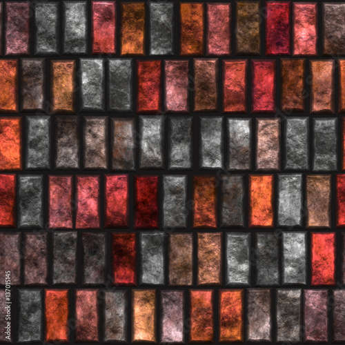 Seamless  pattern  of brick wall  