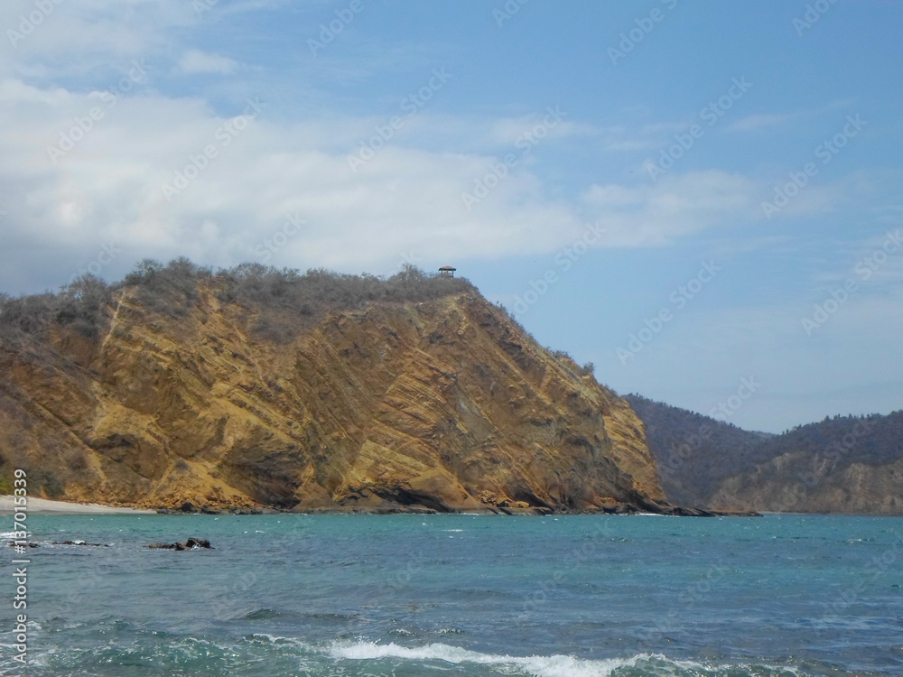 Los Frailes beach in Parque Nacional Machalilla, Puerto Lopez, Ecuador. Los Frailes beach in Parque Nacional Machalilla, Puerto Lopez, Ecuador.