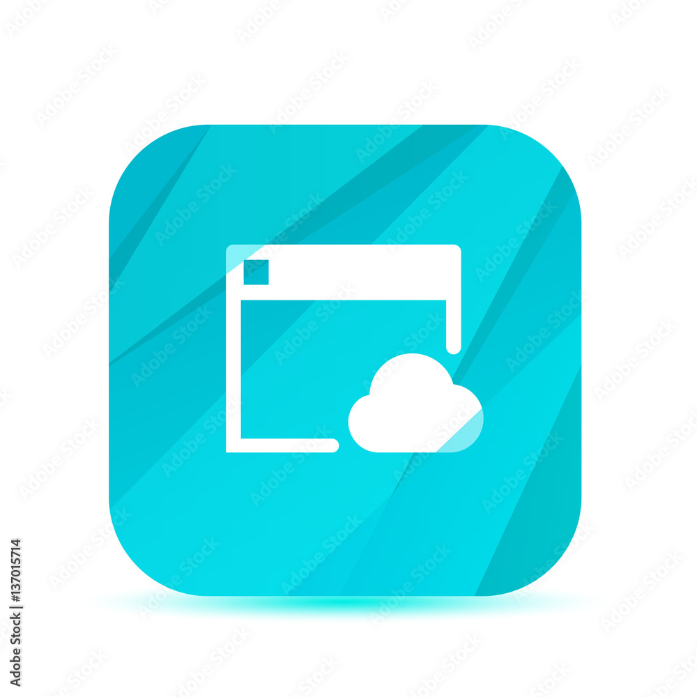 Creative Glass App Icon - Vector Creative Glass App Icon - Vector
