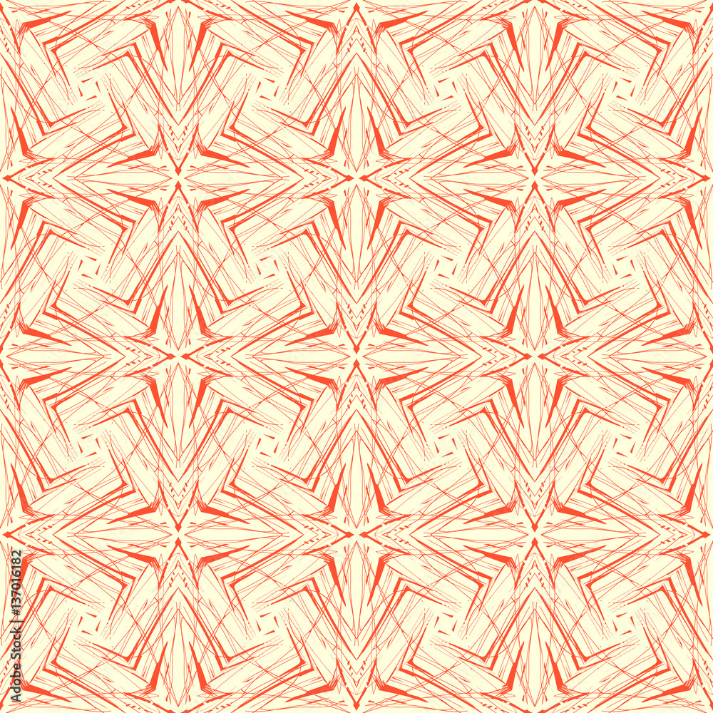 Colorful hipster pattern with geometric forms