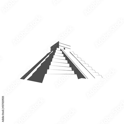 Maya Pyramid , Temple of Kukulkan   Mayan pyramid