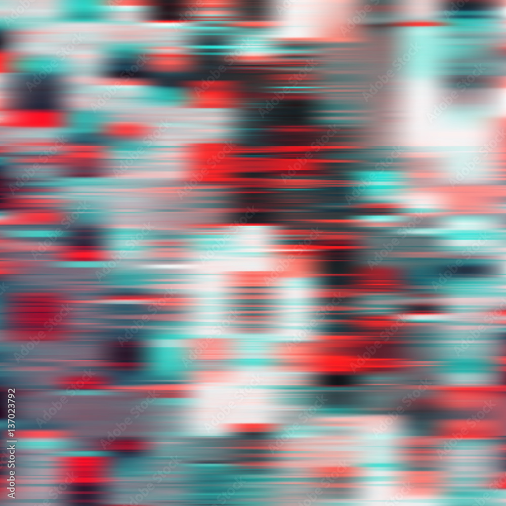 Fotografija Glitch abstract background, vector illustration
