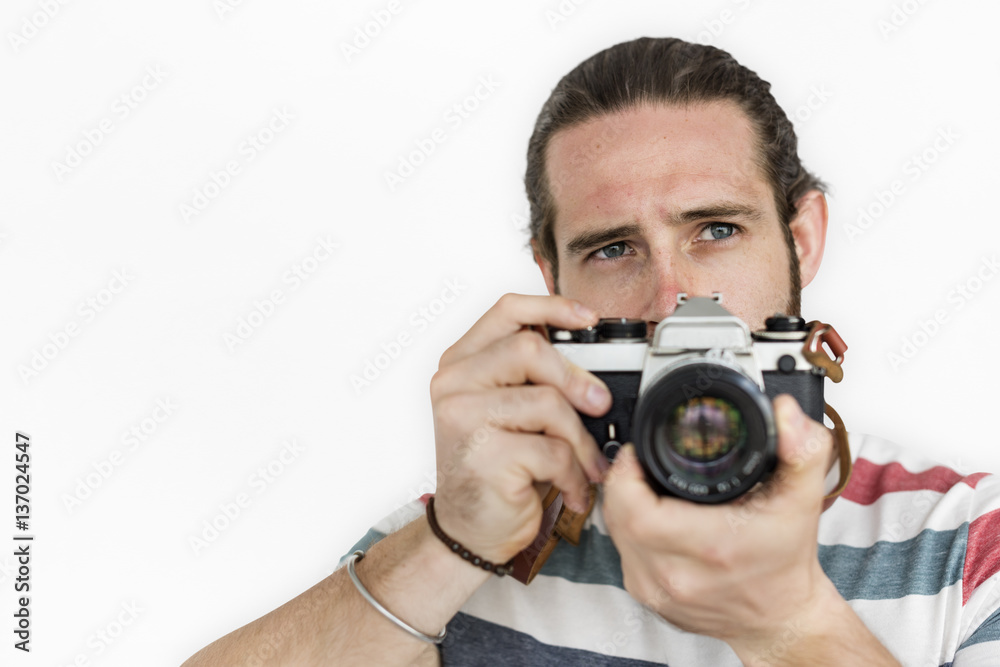 Woman Holding Placard Studio Concept Woman Holding Placard Studio Concept