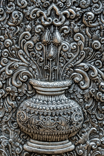 Thai pattern Silver craft