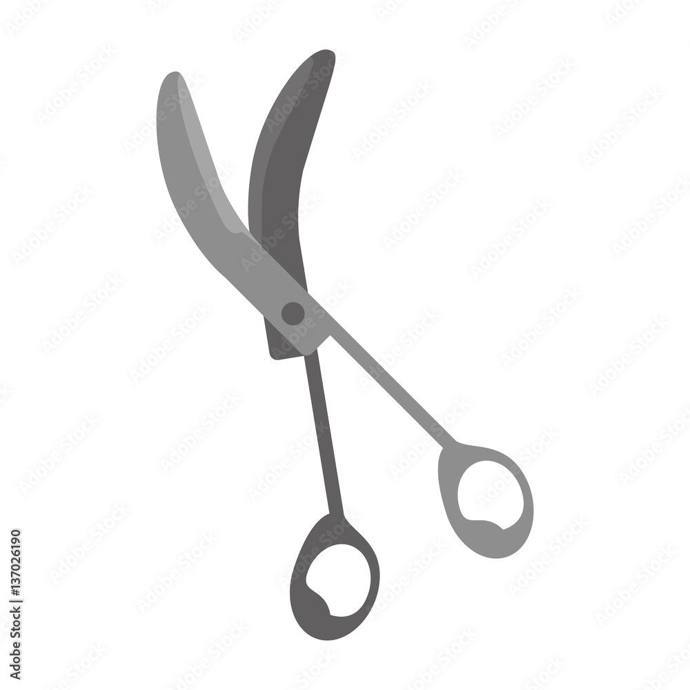 sccissors surgery tool icon vector illustration eps 10
