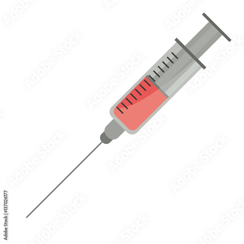 syringe medical health icon vector illustration eps 10