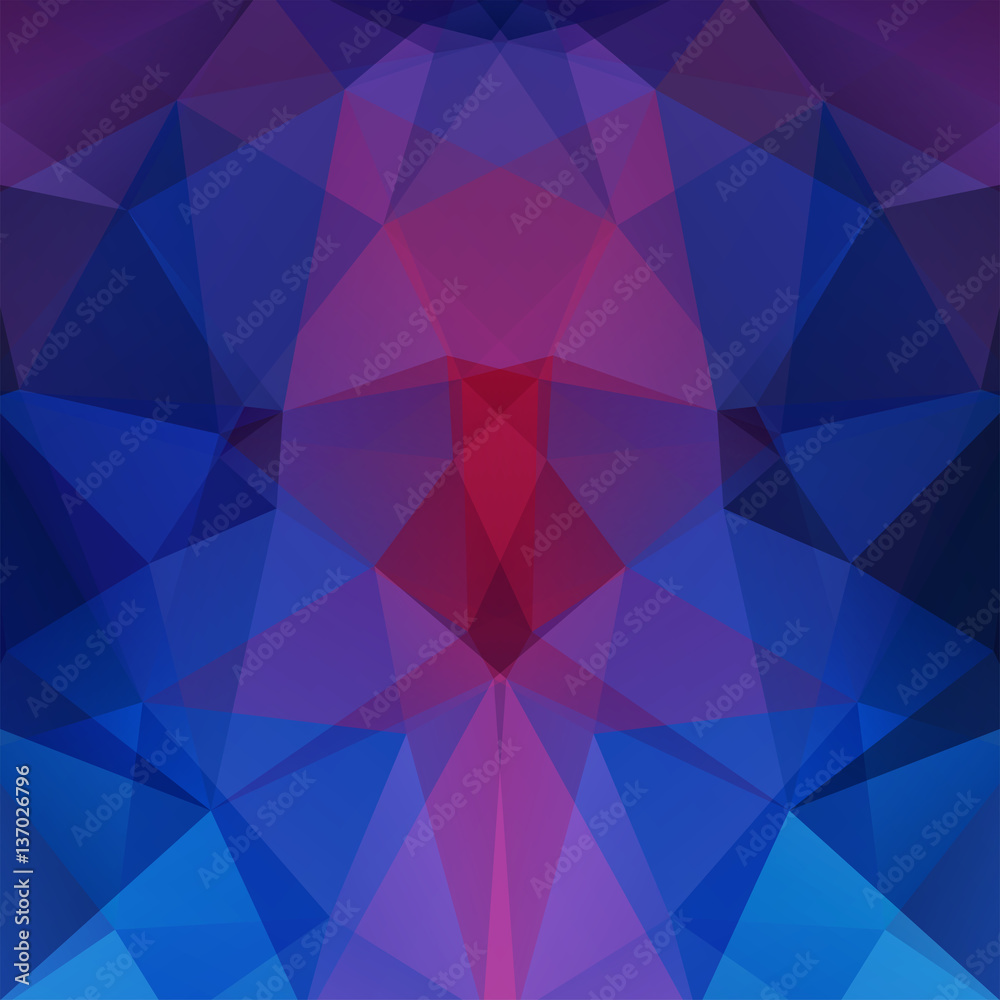 Abstract geometric style blue background. Vector illustration Abstract geometric style blue background. Vector illustration