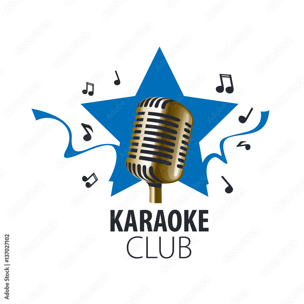 vector logo karaoke