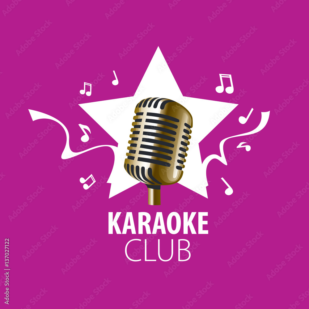 vector logo karaoke