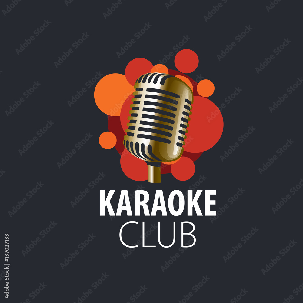 vector logo karaoke