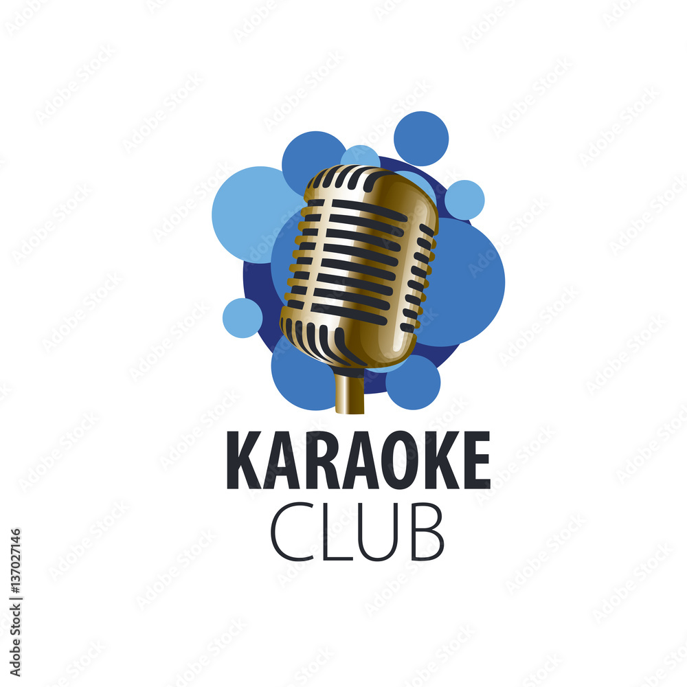 vector logo karaoke