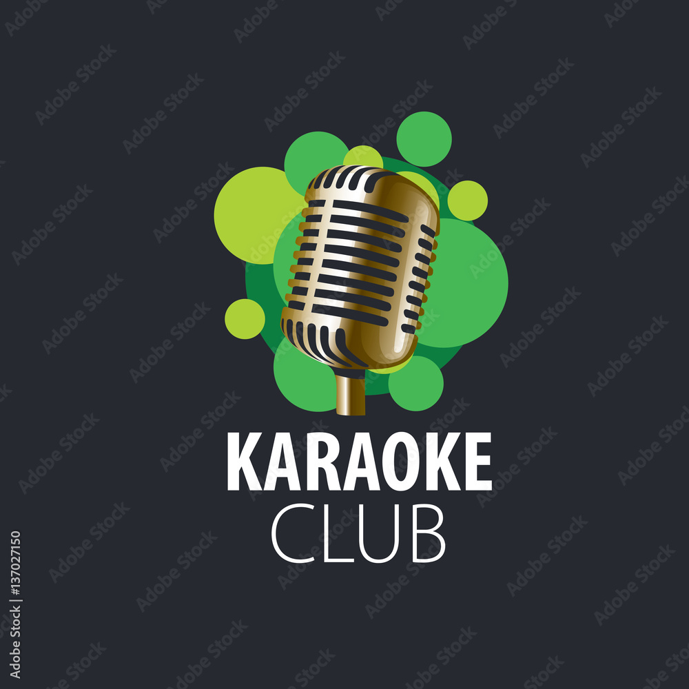 vector logo karaoke