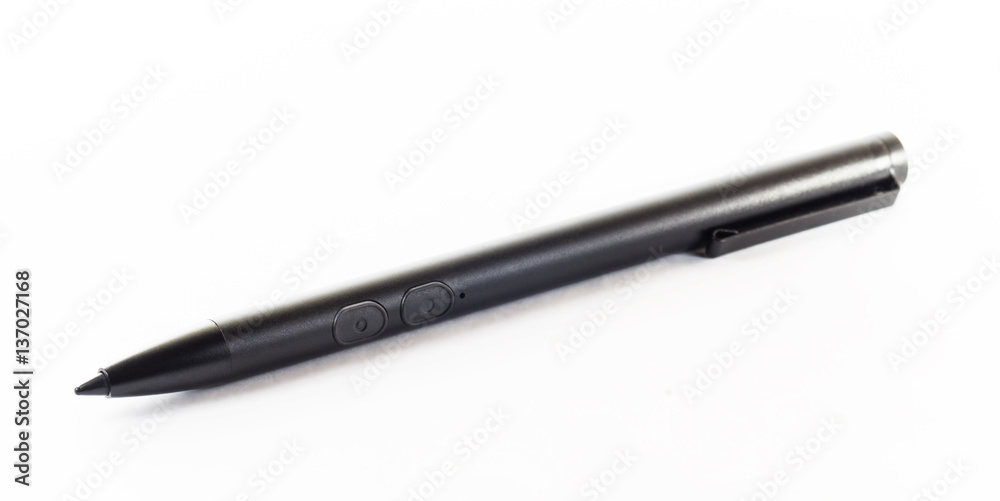 A stylus isolated on white background A stylus isolated on white background