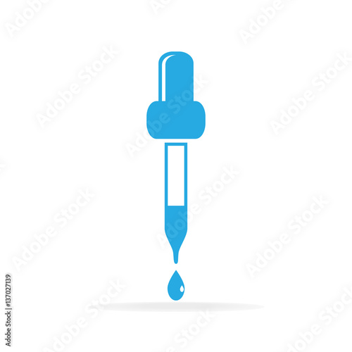 Dropper icon, medical sign