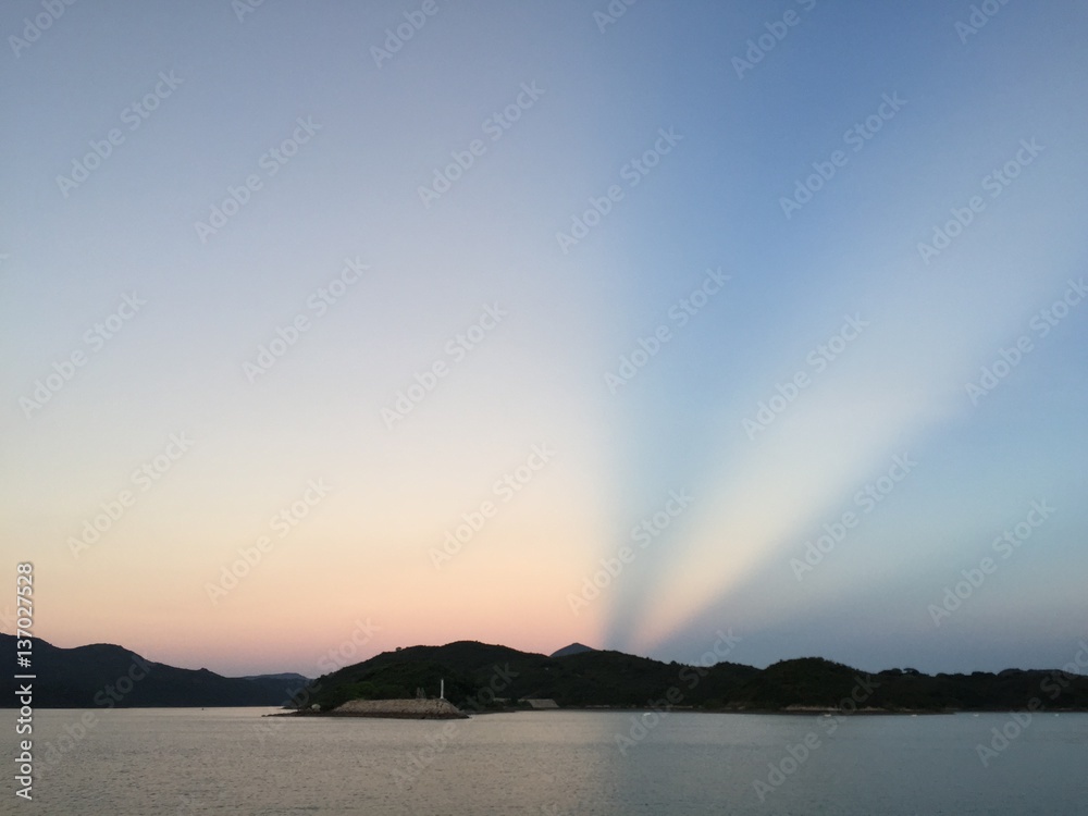 sky and light sky and light