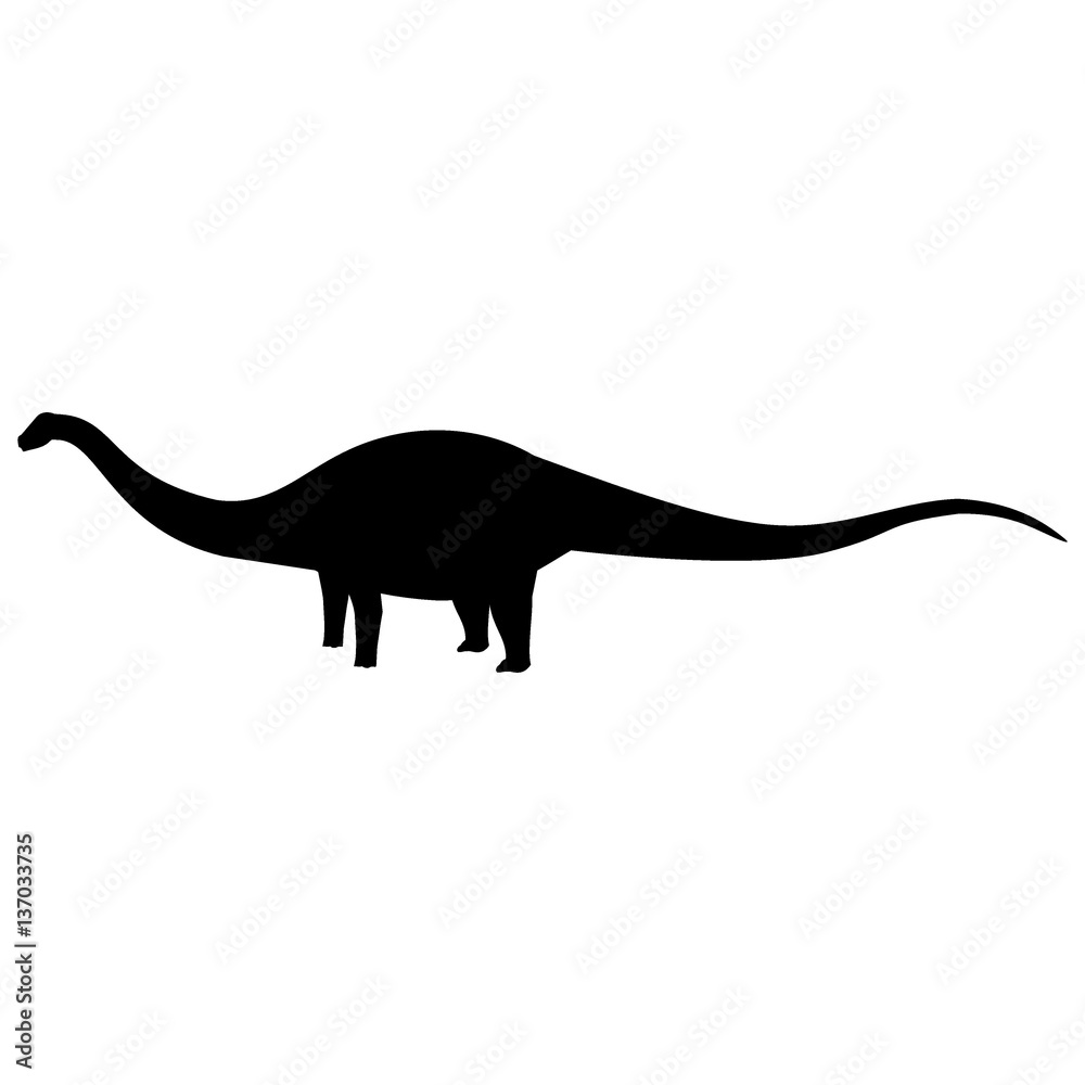Apatosaurus Silhouette Apatosaurus Silhouette
