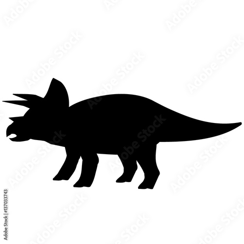 Triceratops Silhouette