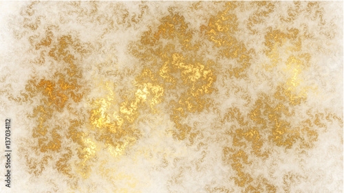 Abstract gold pattern on a light background