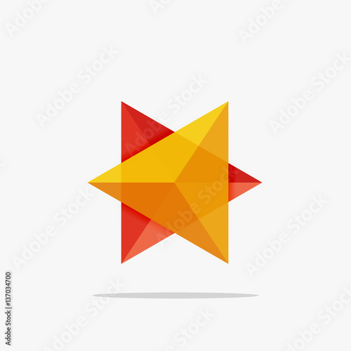 Free Download Blank triangle layout business template - GFXLoad