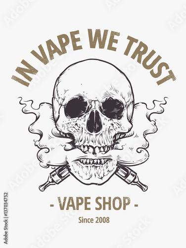 Vaping Skull Art